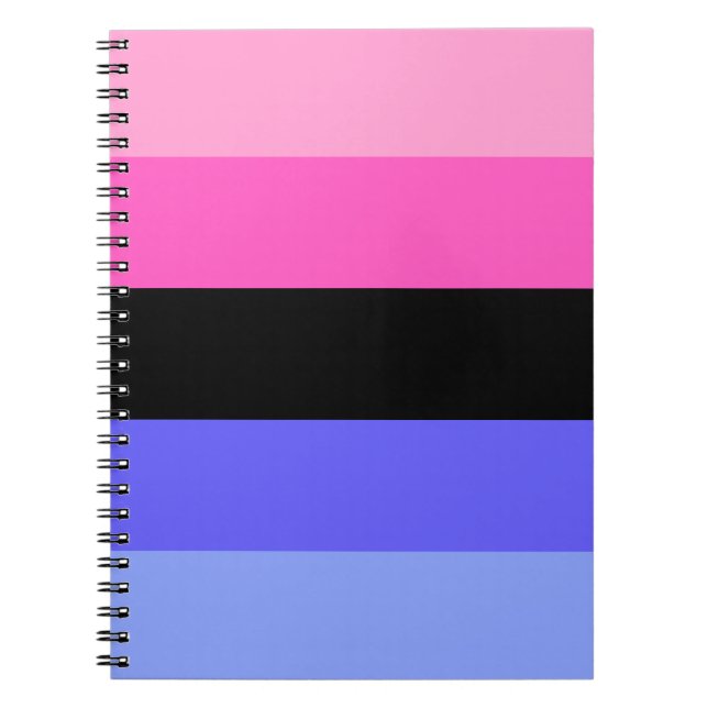 Cuaderno Bandera del Orgullo Omnisexual (Frente)