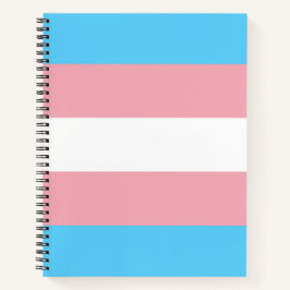 Cuaderno Bandera del Orgullo Trans (Orgullo Transgénero)