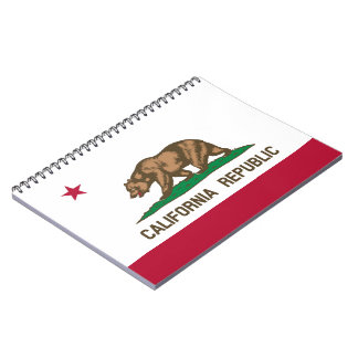 Cuaderno Bandera del oso de la República Cali de California