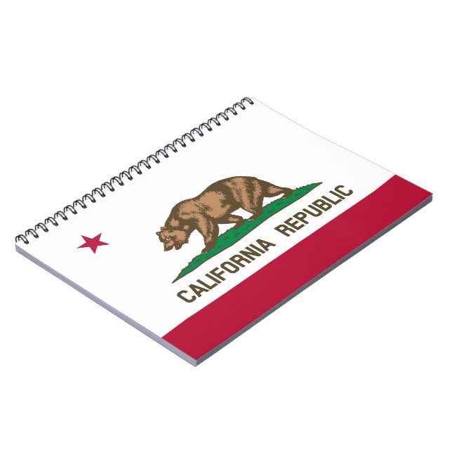 Cuaderno Bandera del oso de la República Cali de California (Lado Izquierdo)