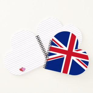 Cuaderno Bandera del Reino Unido