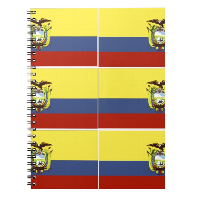 Cuaderno bandera ecuatoriana (Frente)