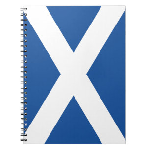 Cuaderno Bandera escocesa del diario de notas espirales de 