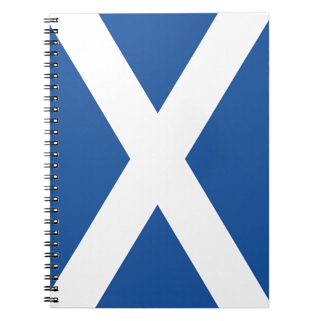 Cuaderno Bandera escocesa del diario de notas espirales de  (Frente)