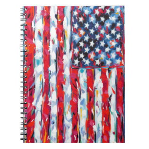 Cuaderno Bandera estadounidense