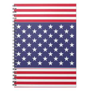 Cuaderno Bandera estadounidense