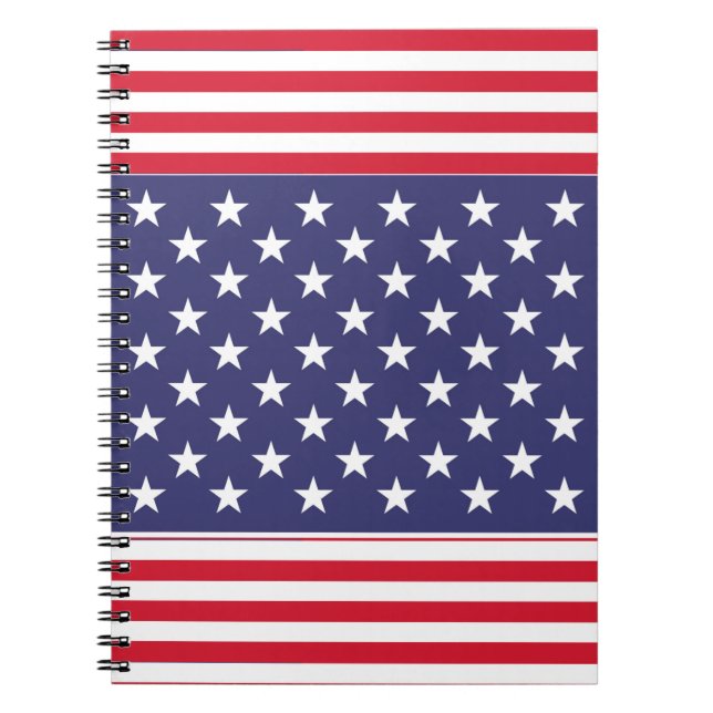 Cuaderno Bandera estadounidense (Frente)