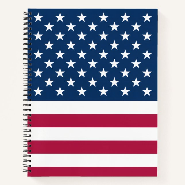 Cuaderno Bandera estadounidense (Anverso)