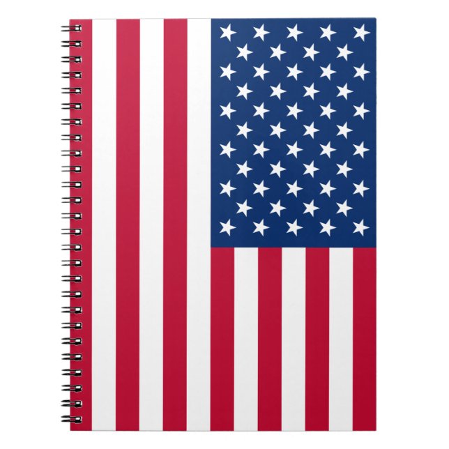 Cuaderno Bandera estadounidense (Frente)