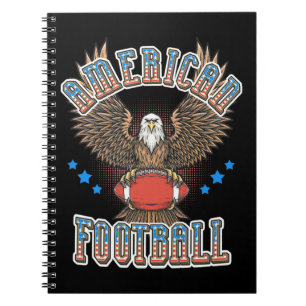 Cuaderno Bandera estadounidense de fútbol