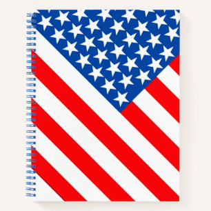 Cuaderno Bandera estadounidense moderna