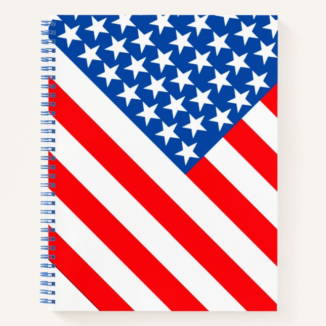 Cuaderno Bandera estadounidense moderna (Anverso)