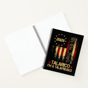 Cuaderno Bandera estadounidense vintage partidario político