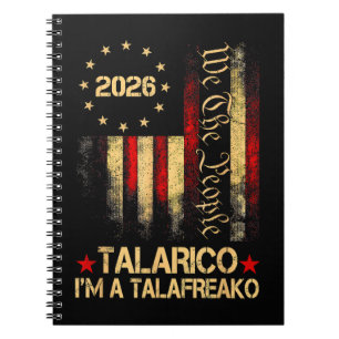 Cuaderno Bandera estadounidense vintage partidario político