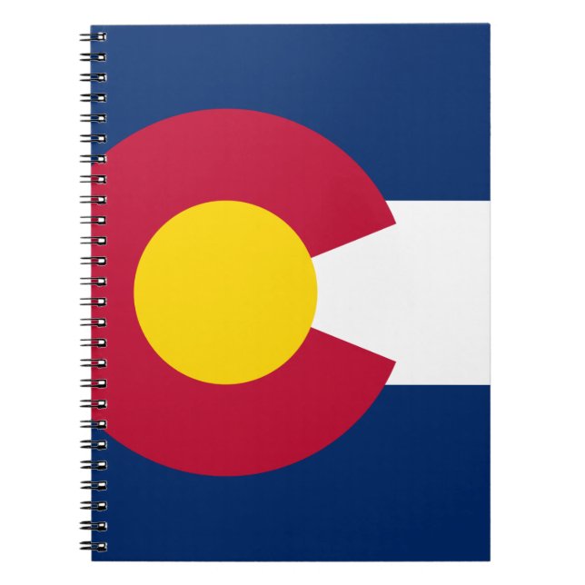 Cuaderno Bandera Estatal de Colorado (Frente)