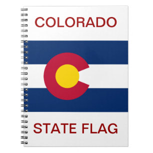 Cuaderno Bandera Estatal de Colorado