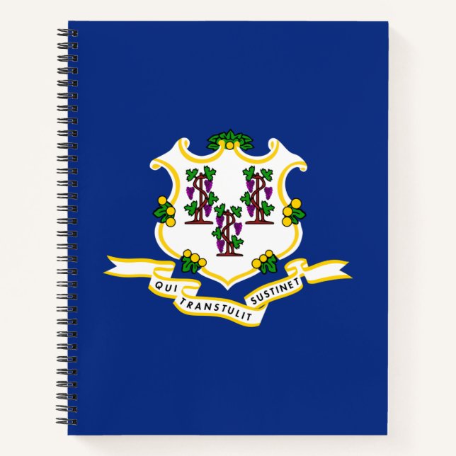 Cuaderno Bandera estatal de Connecticut (Anverso)