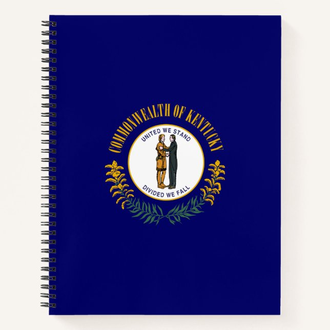 Cuaderno Bandera Estatal de Kentucky (Anverso)