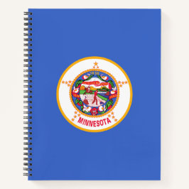 Cuaderno Bandera estatal de Minnesota