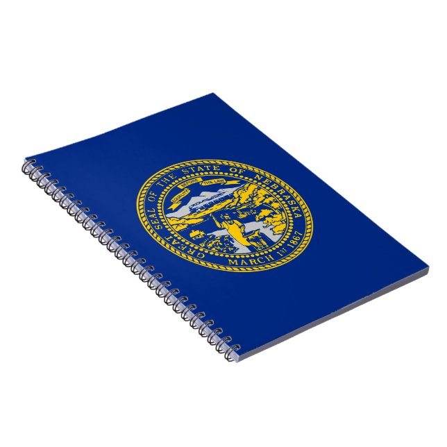 Cuaderno Bandera Estatal de Nebraska (Lado Derecho)