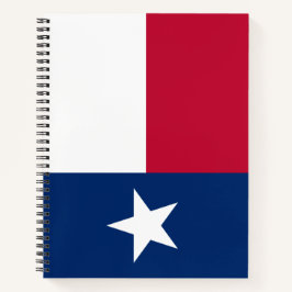 Cuaderno Bandera Estatal de Texas (Texas)