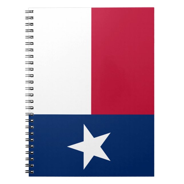 Cuaderno Bandera Estatal de Texas (Texas) (Frente)