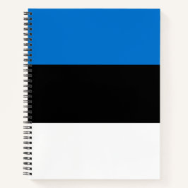 Cuaderno Bandera estonia