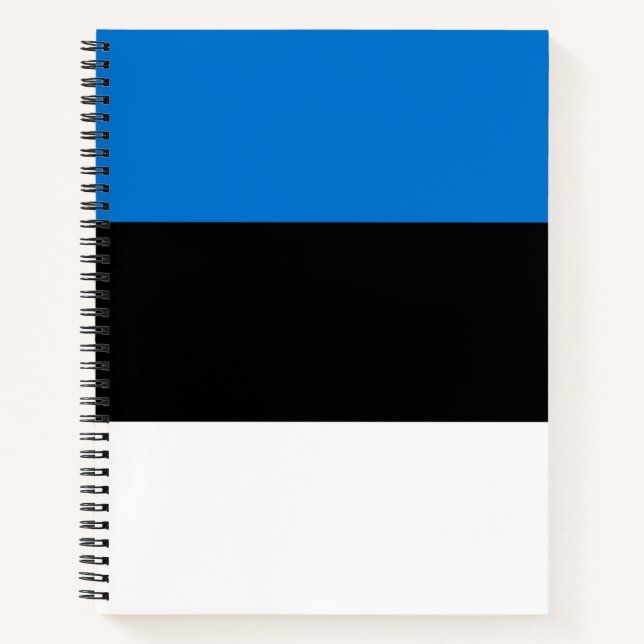 Cuaderno Bandera estonia (Anverso)