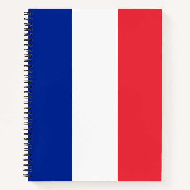 Cuaderno Bandera francesa (Anverso)