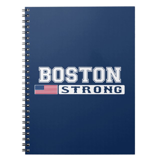 Cuaderno Bandera FUERTE de BOSTON los E.E.U.U. (Frente)