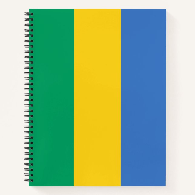 Cuaderno Bandera gabonesa (Gabón) (Anverso)