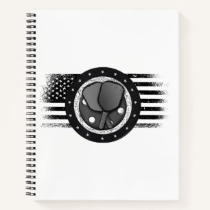Cuaderno Bandera gruesa de Guay Pickleball Sport USA Pickle