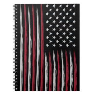 Cuaderno Bandera Grunge de Estados Unidos