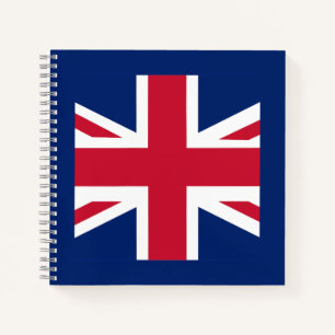 Cuaderno Bandera inglesa patriótica