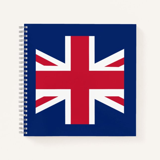 Cuaderno Bandera inglesa patriótica (Anverso)