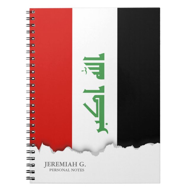 Cuaderno Bandera iraquí (Frente)