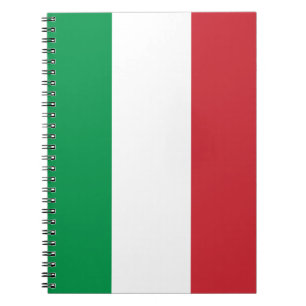 Cuaderno Bandera italiana, bandera de italia, italia