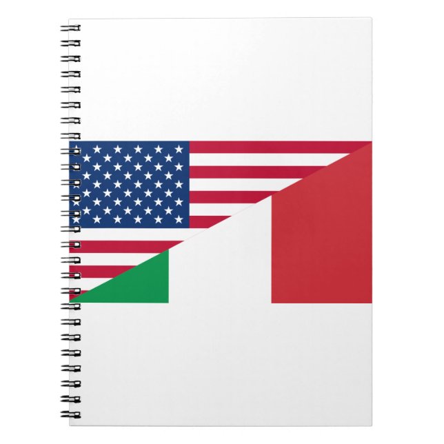 Cuaderno Bandera italiana de Estados Unidos (Frente)