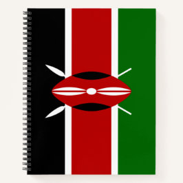 Cuaderno Bandera keniana (Kenya)