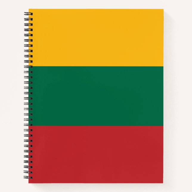 Cuaderno Bandera lituana (Anverso)
