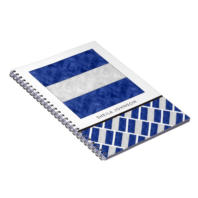 Cuaderno Bandera marítima de señal náutica (Lado Derecho)