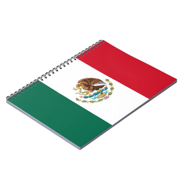 Cuaderno Bandera nacional de Bandera de México Mexicanos (Lado Izquierdo)