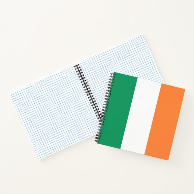 Cuaderno Bandera nacional de Irlanda, norma irlandesa, cart (Interior)