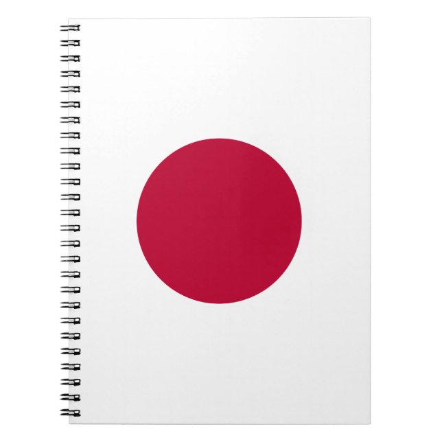 Cuaderno Bandera nacional japonesa Nisshoki (Frente)