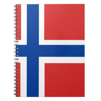 Cuaderno Bandera noruega personalizado (Norske Flagg)