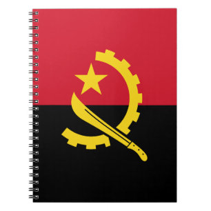 Cuaderno Bandera patriótica angoleña