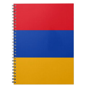 Cuaderno Bandera patriótica armenia