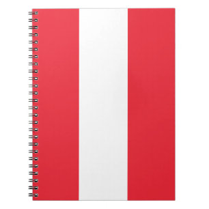 Cuaderno Bandera patriótica austríaca