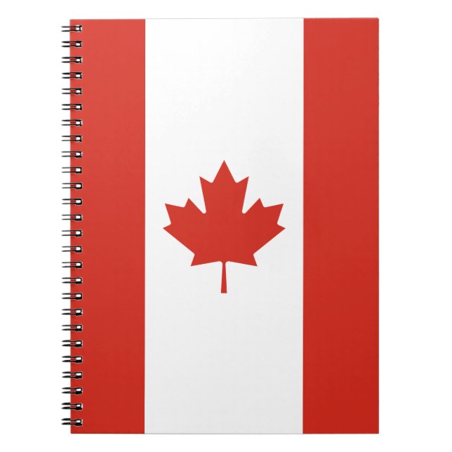 Cuaderno Bandera Patriótica Canadiense (Frente)