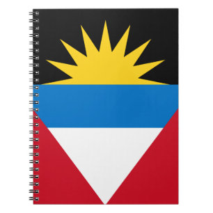Cuaderno Bandera Patriótica de Antigua y Barbuda